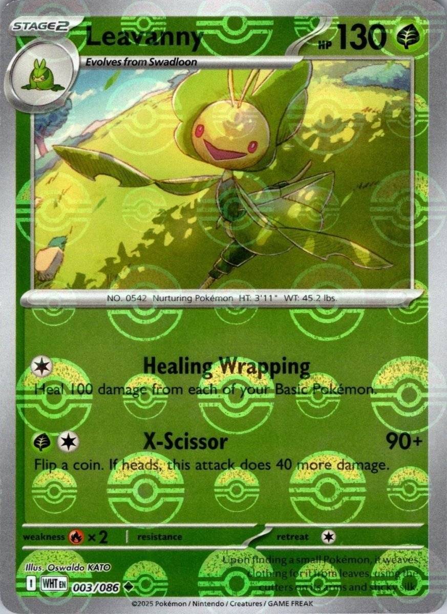 Leavanny - 003/086 (Poke Ball Pattern) - SV: White Flare (WHT) by SAFAQATI on MYNTED