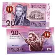 Legolas (The Lord of the Rings) 20 Dollars UNCB banknote by UNCB on MYNTED