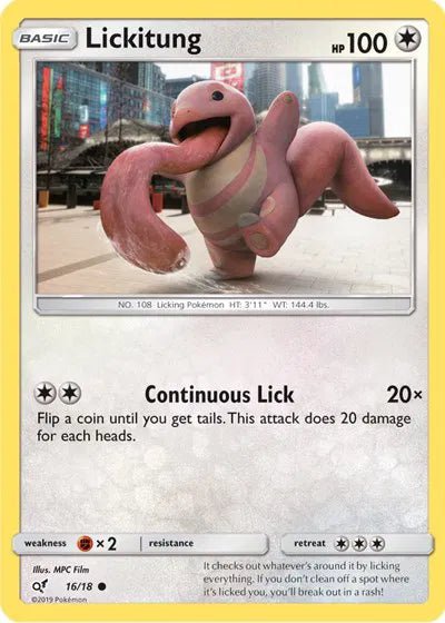 Lickitung 16/18 (Holo) - Detective Pikachu by shad0wknightTCG on MYNTED