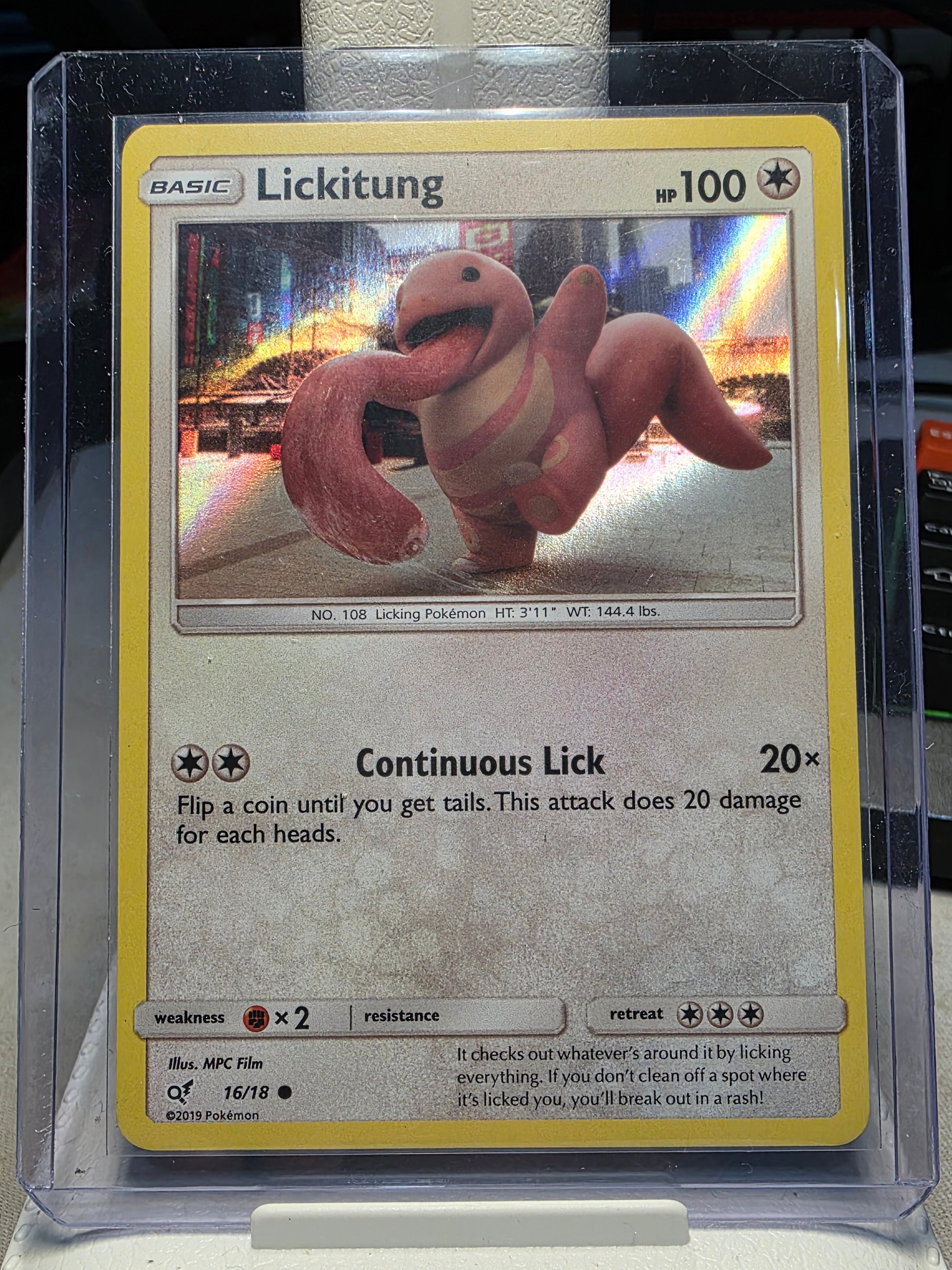 Lickitung 16/18 (Holo) - Detective Pikachu
