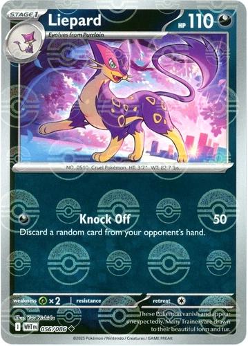 Liepard - 056/086 (Poke Ball Pattern) - SV: White Flare (WHT) by SAFAQATI on MYNTED