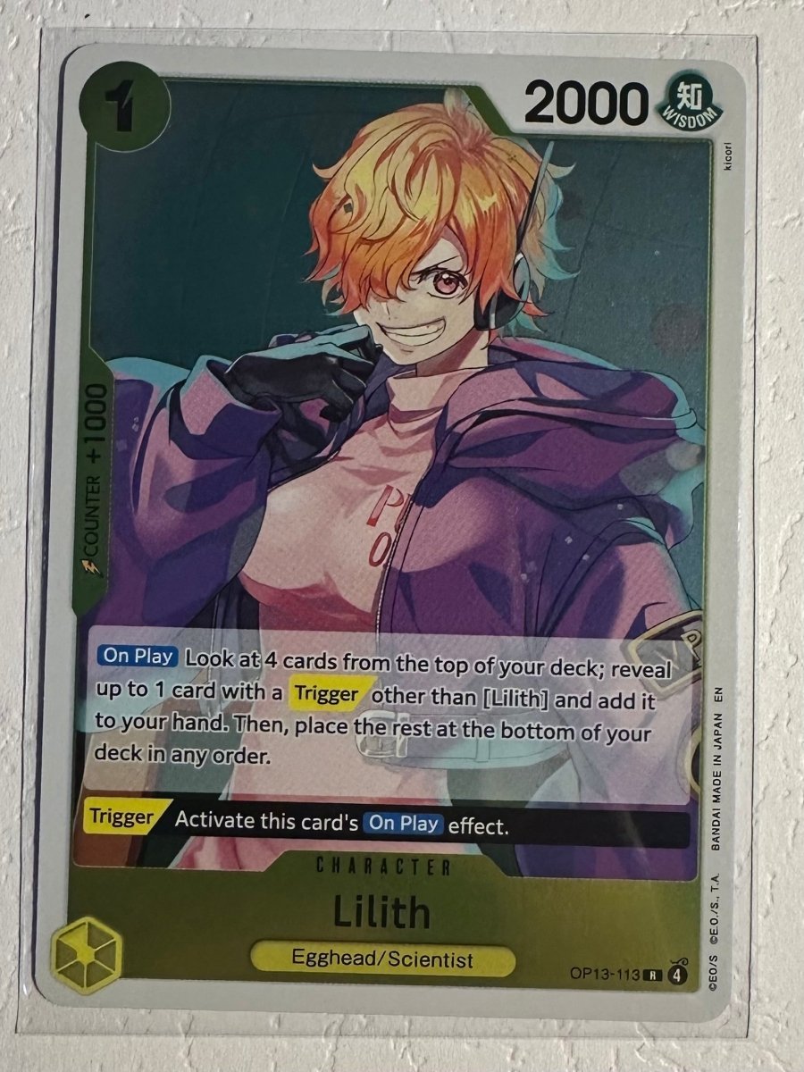 Lilith OP13 - 113 Rare Carrying On His Will Foil One Piece Card Game by Coolectibles on MYNTED