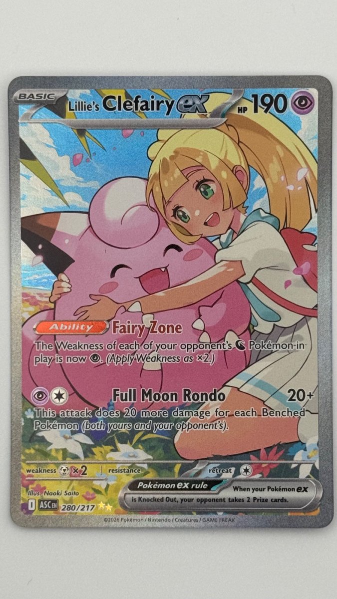 Lillie's Clefairy ex 280/217 (Ascended Heroes) by Schmutzfink TCG on MYNTED