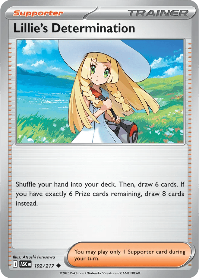 Lillie's Determination 192/217 · Normal (Ascended Heroes) by PokéPW on MYNTED