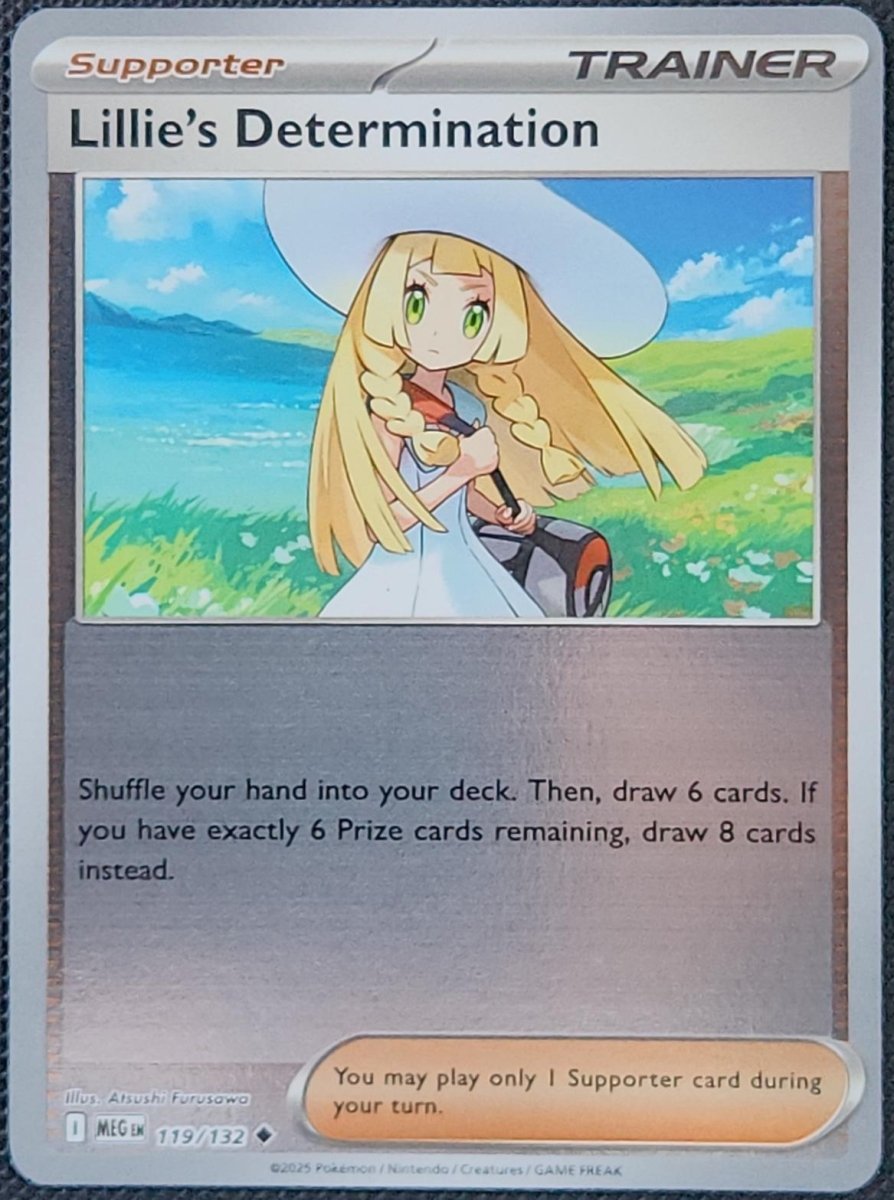 Lillie's Determination [Reverse Holo] 119 Pokemon Mega Evolution by Moe‘s Vault on MYNTED