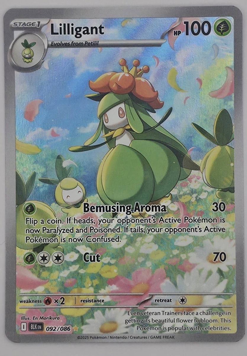 Lilligant - 092/086 - SV: Black Bolt (BLK) by Poké Dubai on MYNTED