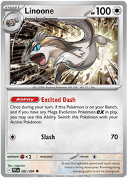 Linoone 082/094 Reverse Holo | Mega Evolution – Phantasmal Flames by Worth the XP on MYNTED