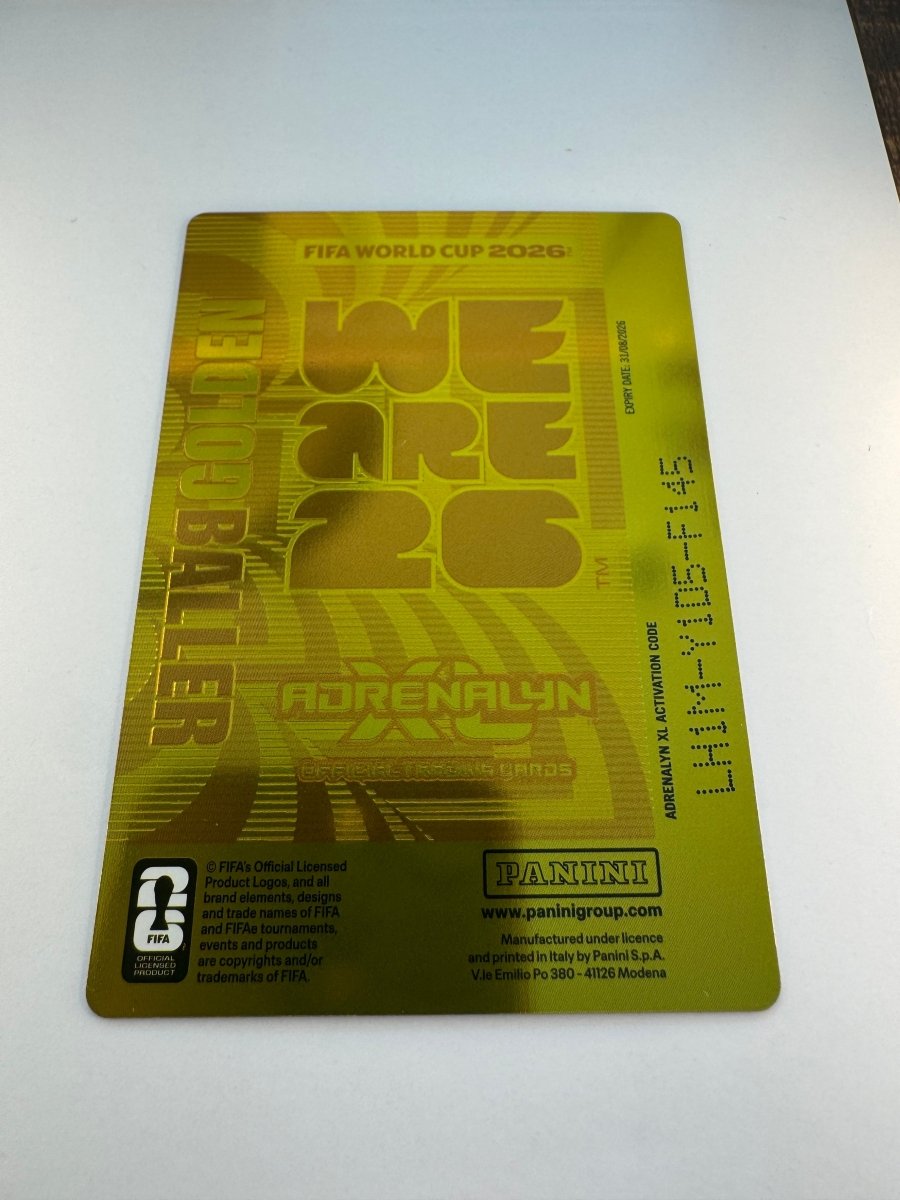 Lionel Messi Golden Baller 1 — Panini Adrenalyn XL FIFA World Cup 2026 — Argentina Captain by KitRoom Cards on MYNTED