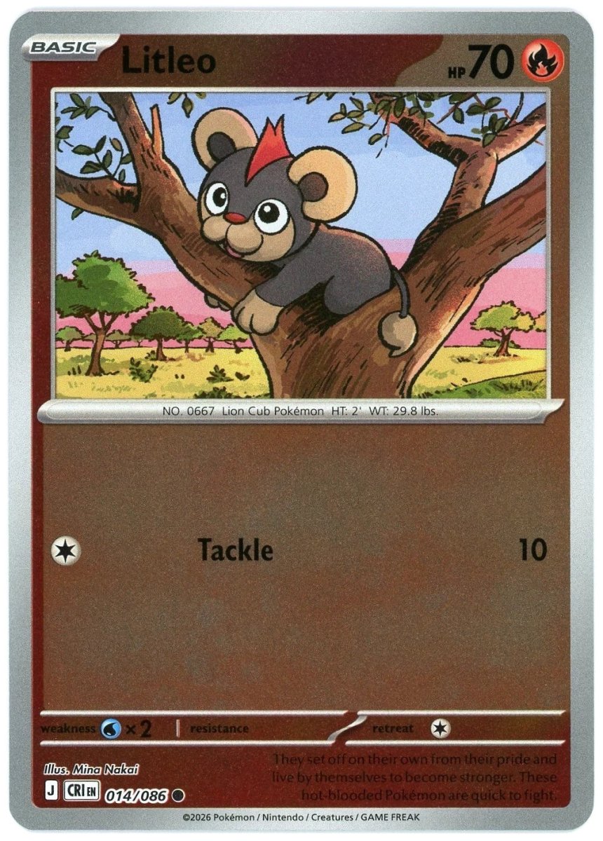 Litleo - 014/086 (Reverse Holo) - Chaos Rising (CRI) ME04 by SAFAQATI on MYNTED