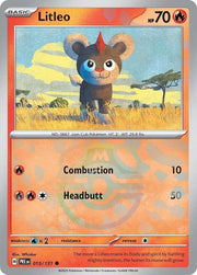 Litleo - 015/131 (Master Ball Pattern) - SV: Prismatic Evolutions (PRE) by SAFAQATI on MYNTED