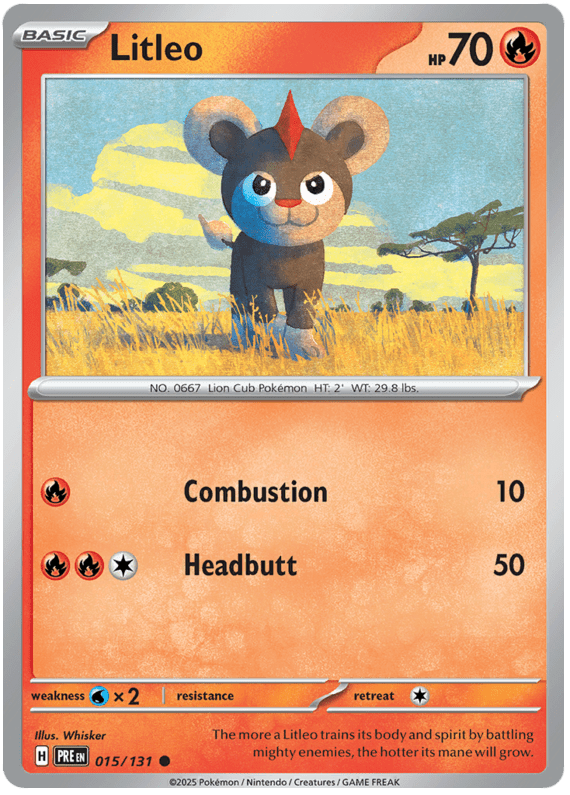Litleo 015/131 Reverse Holo | Scarlet & Violet – Prismatic Evolutions by Worth the XP on MYNTED