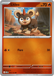Litleo Mega Evolution Common • 023/132 Reverse Holofoil by Shark Pop Culture on MYNTED