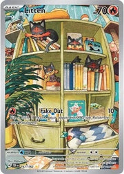 Litten Temporal Forces Illustration Rare 167/162 by PokeSource on MYNTED