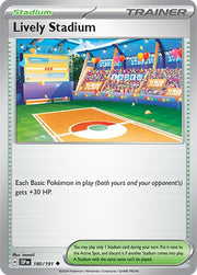 Lively Stadium - SV08: Surging Sparks (SSP) by Decks For Less on MYNTED