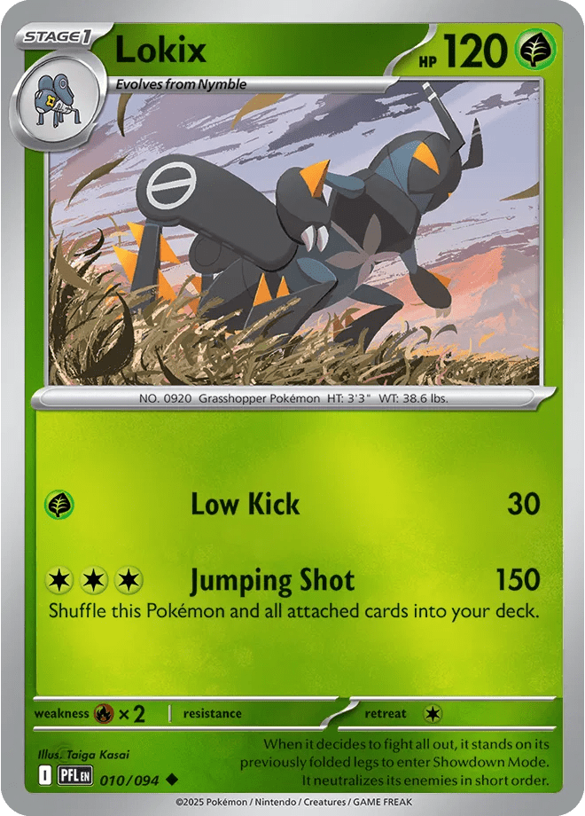 Lokix Phantasmal Flames Uncommon • 010/094 Reverse Holofoil by Pokezero on MYNTED