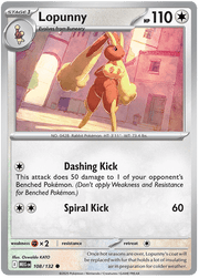 Lopunny 108/132 Reverse Holo | Mega Evolution by Worth the XP on MYNTED
