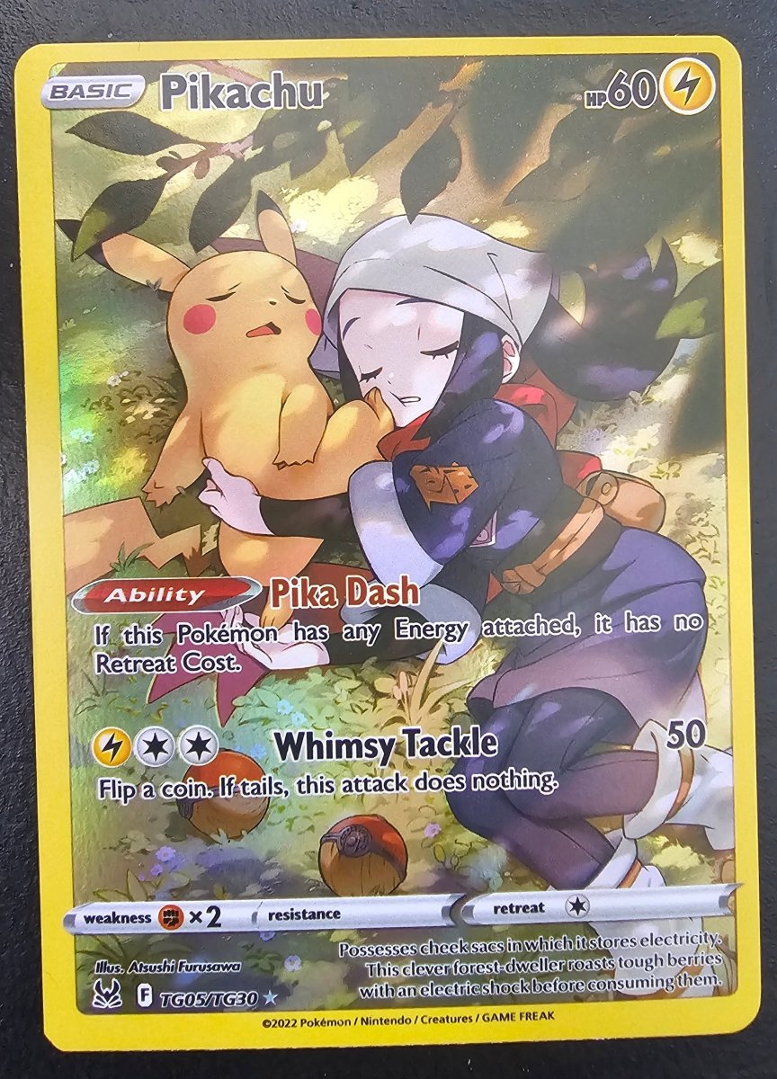 Lost Origin Trainer Gallery Pikachu TG05 by PlayVault on MYNTED