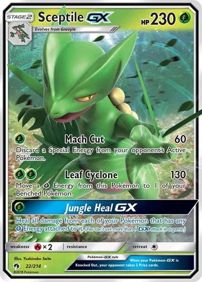 Lost Thunder Sceptile GX 22/214 by PlayVault on MYNTED