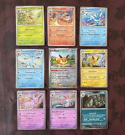 LOT of 9 Eevee/Eevolution Cosmos Holo Pokémon TCG Prismatic Evolution Promo MINT by Marnie’s TCG on MYNTED