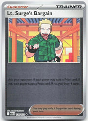 Lt. Surge's Bargain [Reverse Holo] 120 Pokemon Mega Evolution by Moe‘s Vault on MYNTED