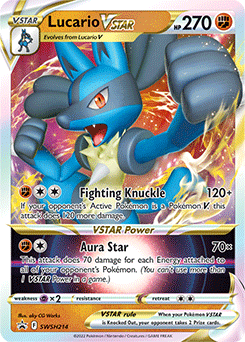 Lucario Vstar Promo by Shaibz TCG on MYNTED