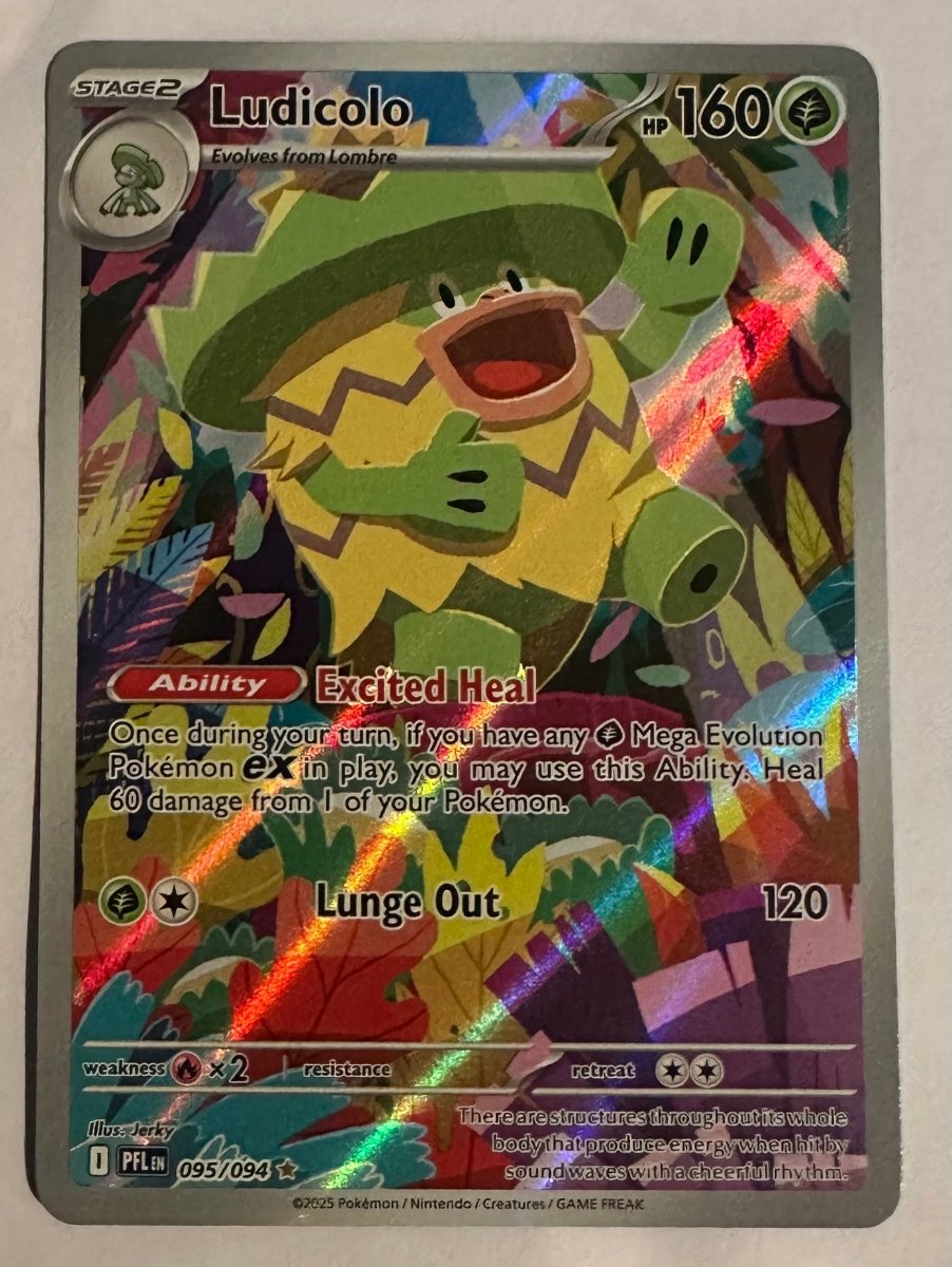 Ludicolo 095/094 Illustration Rare Pokemon Card Phantasmal Flames NM/MINT Holo by Coolectibles on MYNTED