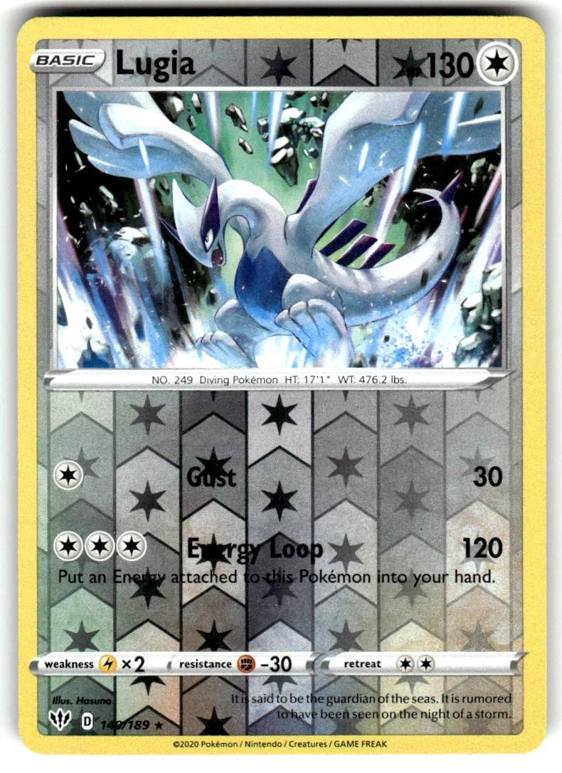 Lugia [Reverse Holo] 140 Pokemon Darkness Ablaze by Moe‘s Vault on MYNTED