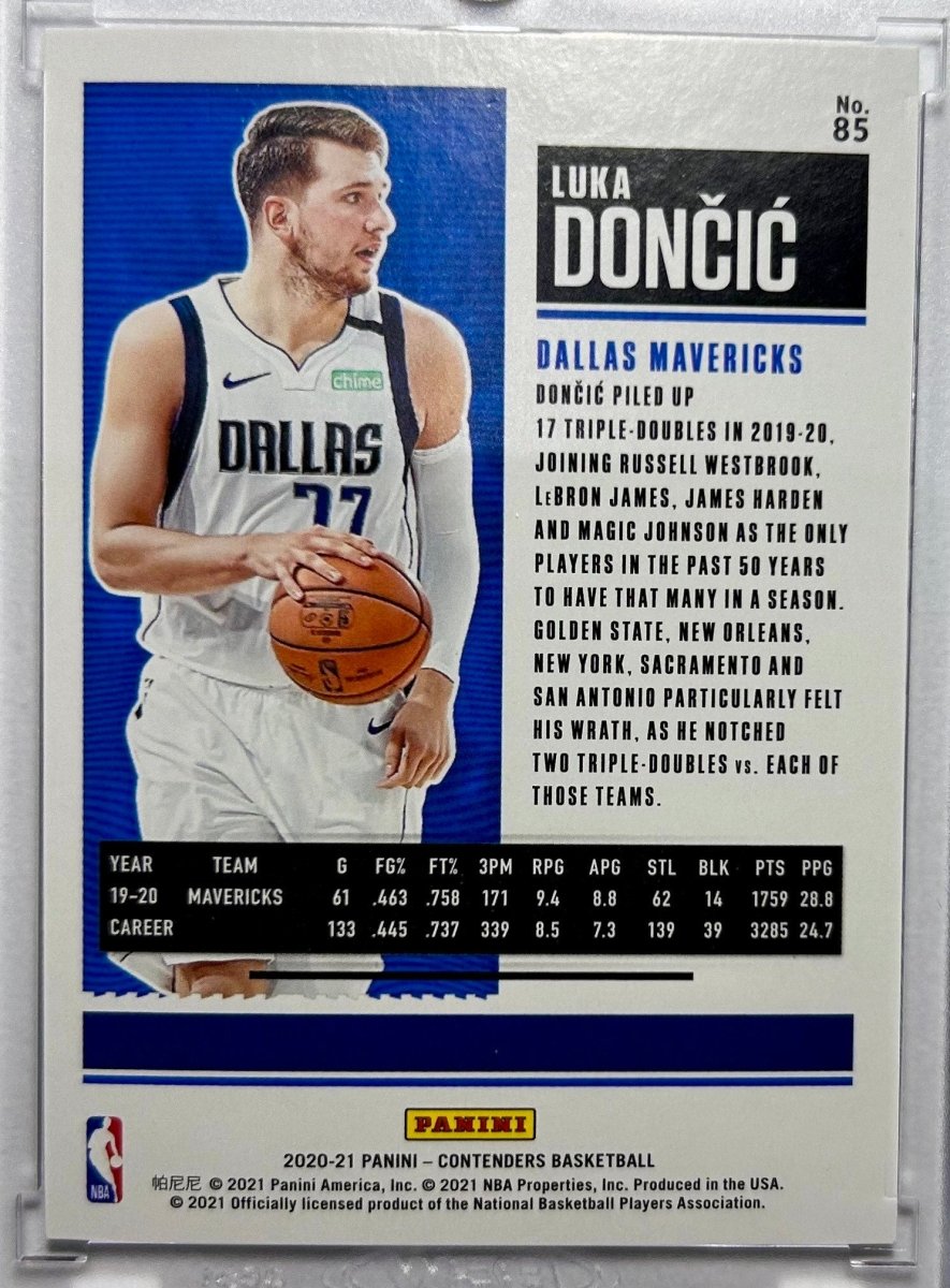 Luka Doncic 2020 - 21 Contenders Semifinal Ticket /99 by Rip and Collect on MYNTED