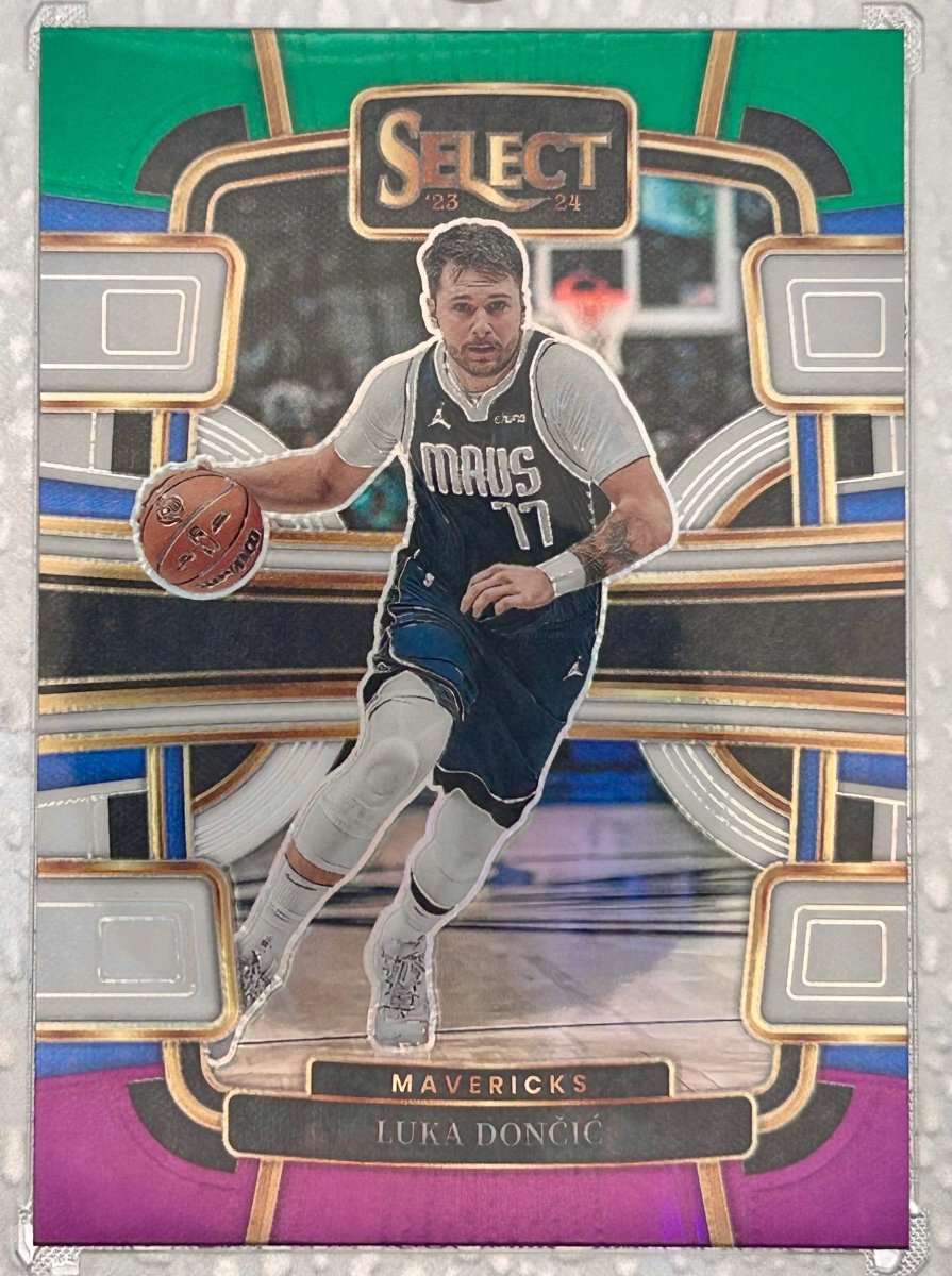 Luka Doncic 2023 Select Green White Purple Prizm by Rip and Collect on MYNTED