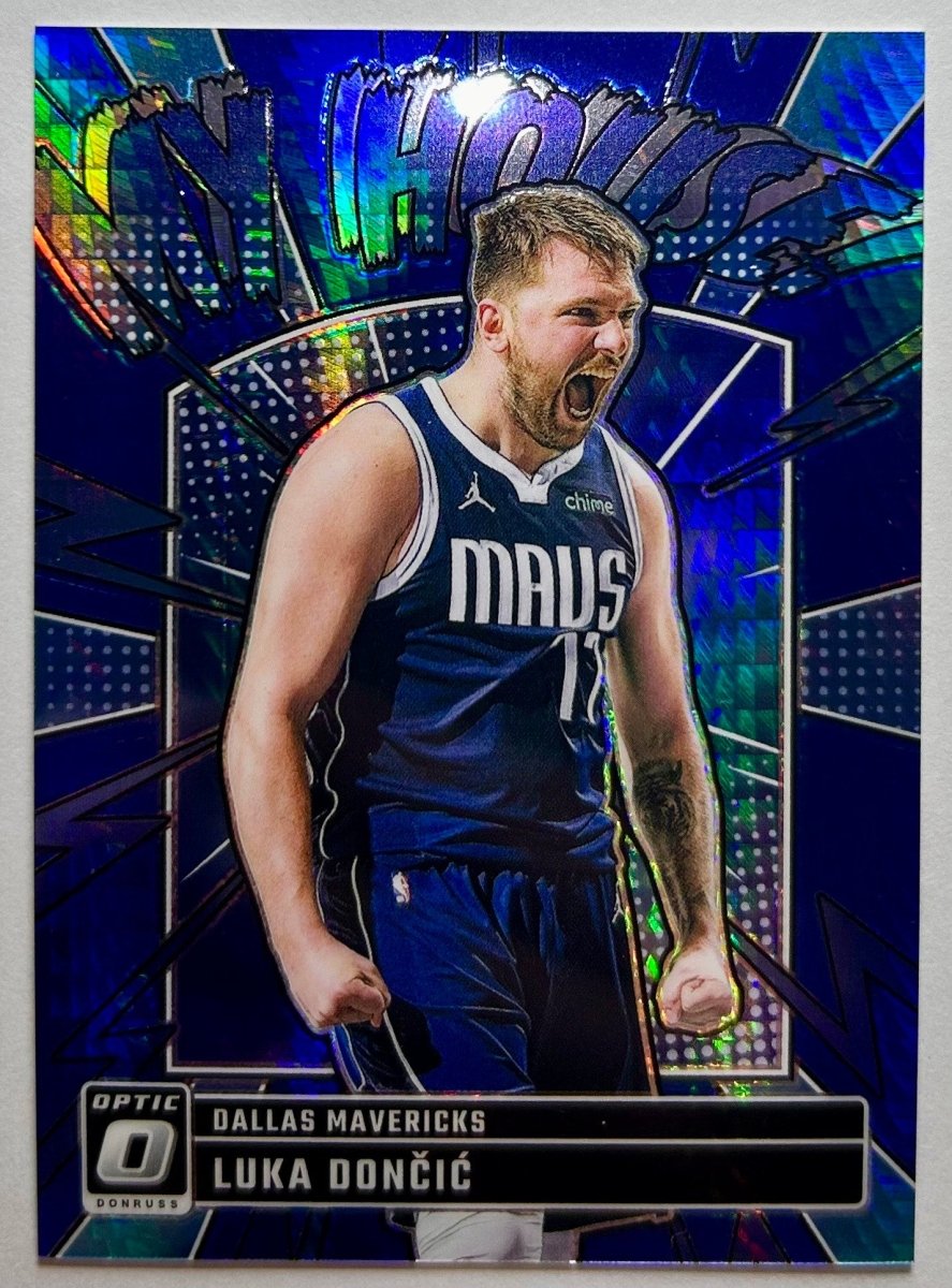 Luka Doncic 2024 - 25 Donruss Optic My House Hyper Blue /175 by Rip and Collect on MYNTED