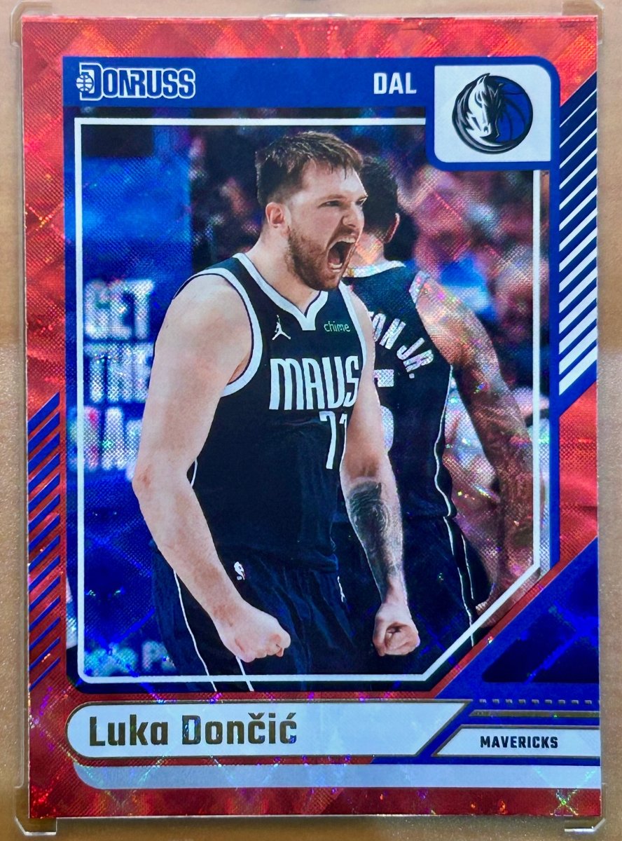 Luka Doncic 2024 Donruss Red International by Rip and Collect on MYNTED