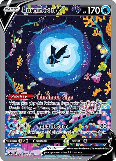 Lumineon V - Crown Zenith: Galarian Gallery - UR GG39/GG70 - English by MechaKai Collectibles on MYNTED