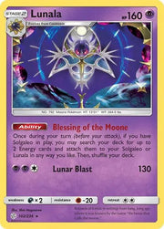 Lunala Cosmic Eclipse Holo Rare 102/236 by PokeSource on MYNTED