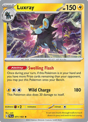Luxray 071/193 Reverse Holo · Paldea Evolved (PAL) by PokeMarsi on MYNTED