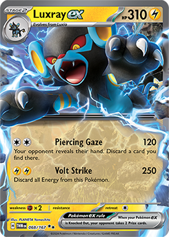 luxray ex twilight masquerade 068/167 by ISB Collector on MYNTED
