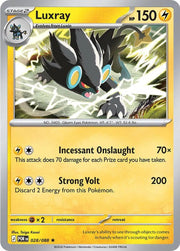 Luxray Perfect Order Rare 028/088 Reverse Holofoil by Fabio’s Black Box on MYNTED