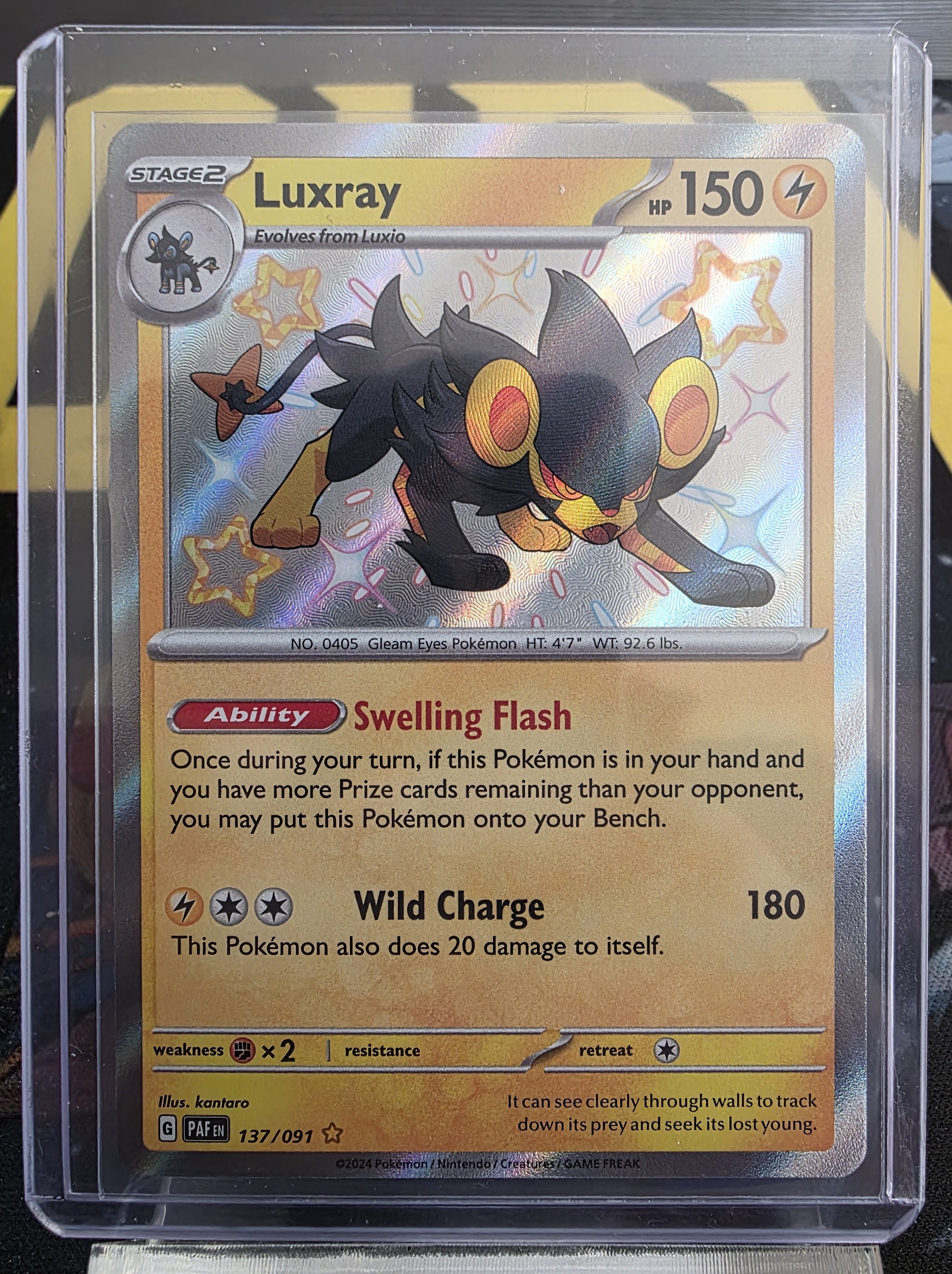 Luxray (Shiny Rare) 137/091 - Paldean Fates
