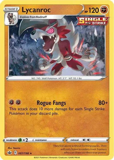 Lycanroc - 087/198 - Holofoil by The Archive Stop on MYNTED