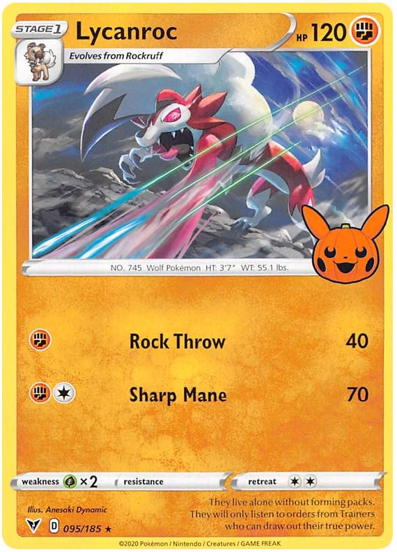 Lycanroc 95 Pokemon Trick or Trade 2023 by Moe‘s Vault on MYNTED