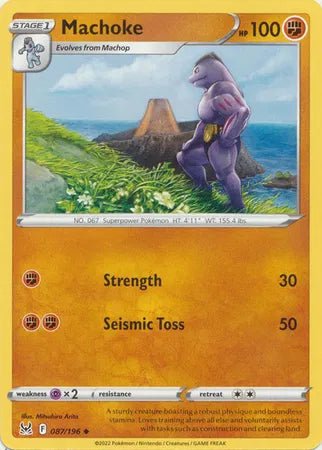 Machoke Lost Origin Uncommon • 087/196 Reverse Holofoil by Shark Pop Culture on MYNTED
