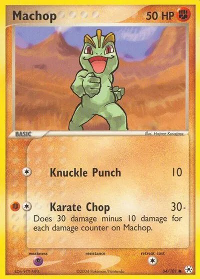 Machop EX Hidden Legends Common • 64 Normal by Marnie’s TCG on MYNTED
