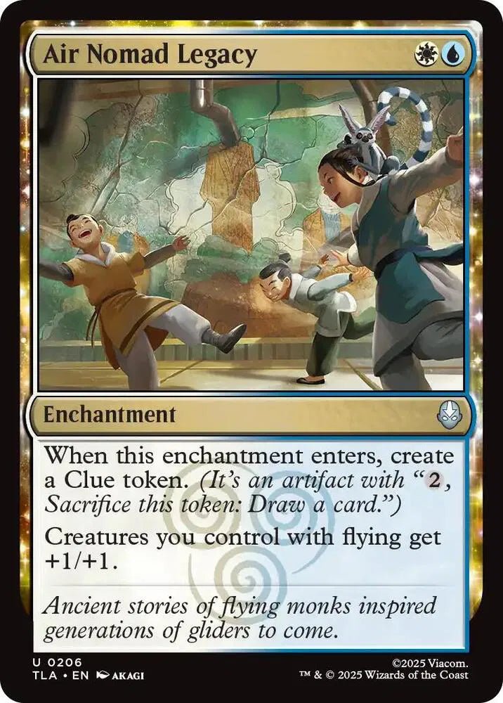 Magic The Gathering Avatar: The Last Airbender Air Nomad Legacy U 206 by Fabio’s Black Box on MYNTED