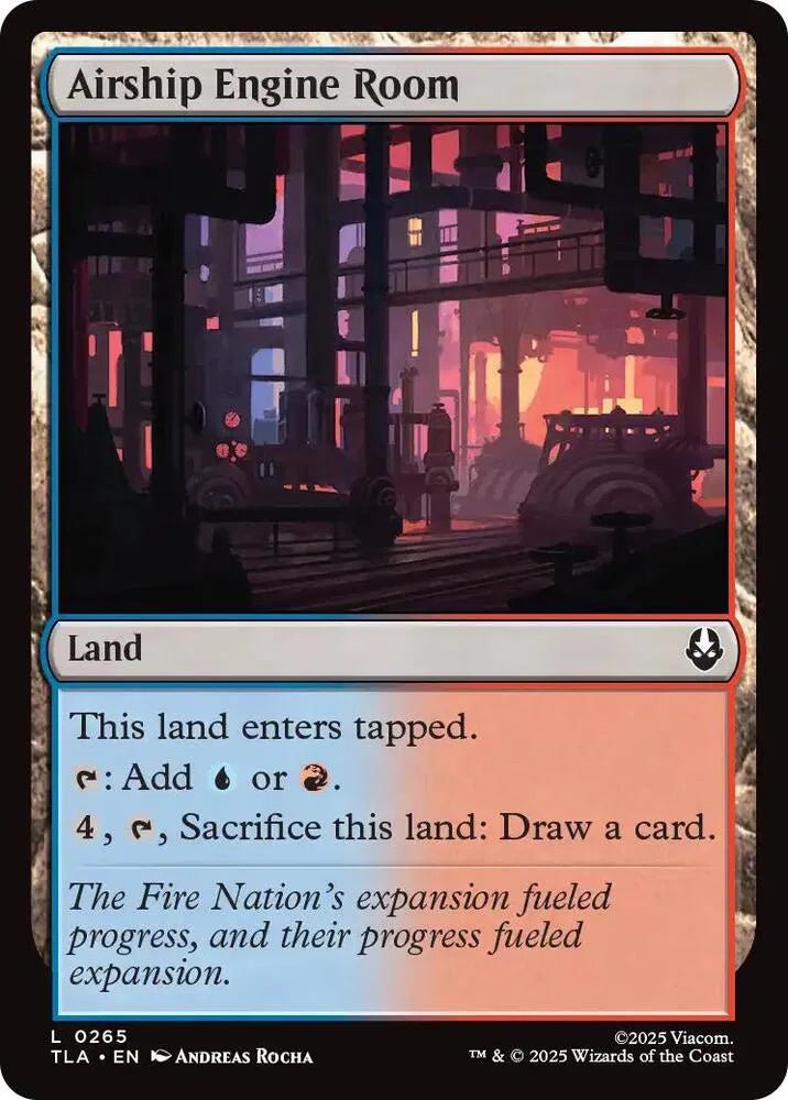 Magic The Gathering Avatar: The Last Airbender Airship Engine Room L 265 FOIL by Fabio’s Black Box on MYNTED