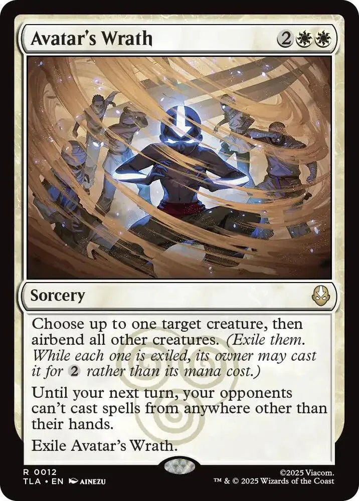 Magic The Gathering Avatar: The Last Airbender Avatar's Wrath R 12 FOIL by Fabio’s Black Box on MYNTED