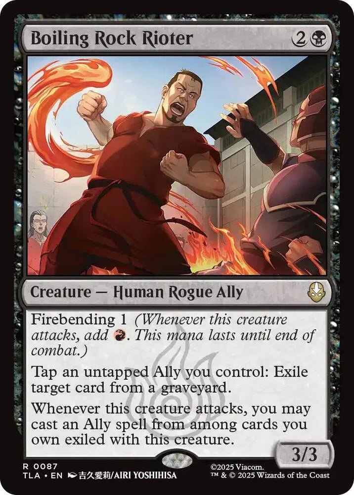 Magic The Gathering Avatar: The Last Airbender Boiling Rock Rioter R 87 by Fabio’s Black Box on MYNTED