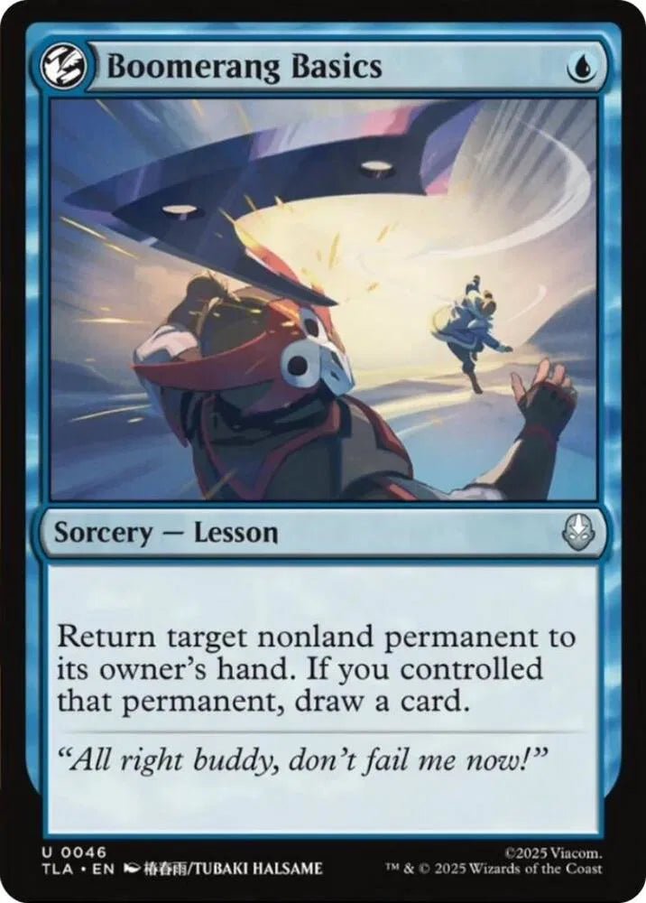 Magic The Gathering Avatar: The Last Airbender Boomerang Basics U 46 by Fabio’s Black Box on MYNTED