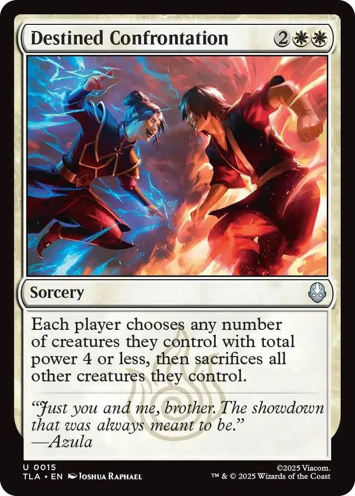 Magic The Gathering Avatar: The Last Airbender Destined Confrontation U 15 by Fabio’s Black Box on MYNTED