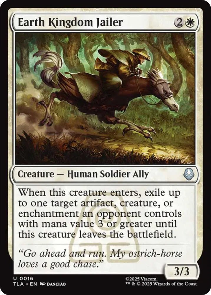 Magic The Gathering Avatar: The Last Airbender Earth Kingdom Jailer U 16 by Fabio’s Black Box on MYNTED