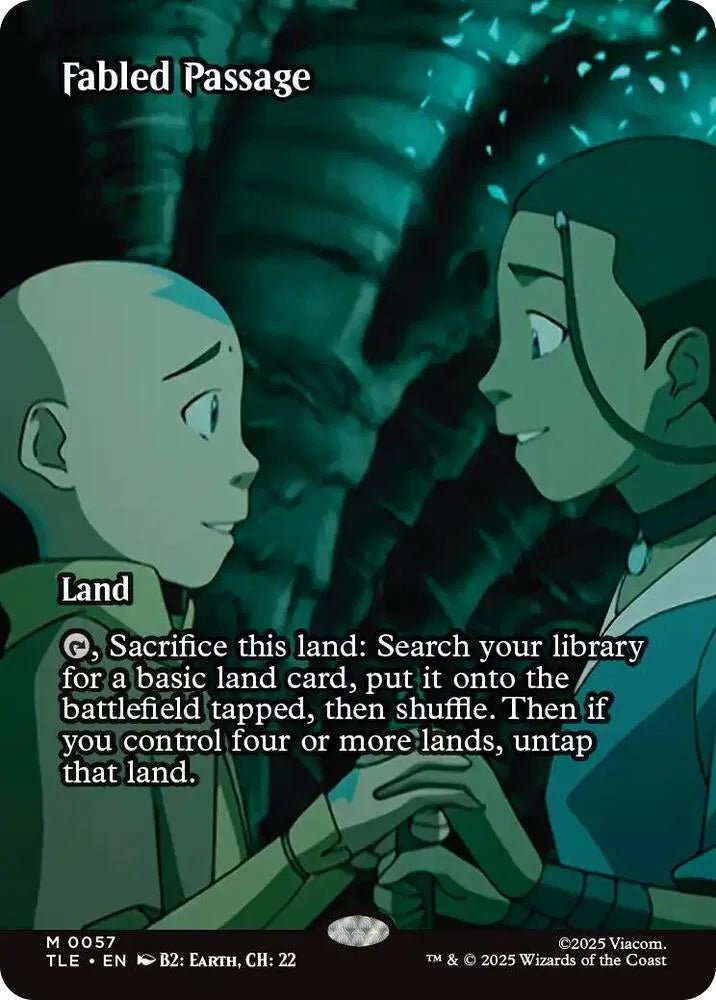 Magic The Gathering Avatar: The Last Airbender: Eternal-Legal Fabled Passage (Borderless) M 57 by Fabio’s Black Box on MYNTED