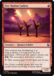 Magic The Gathering Avatar: The Last Airbender Fire Nation Cadets C 134 FOIL by Fabio’s Black Box on MYNTED